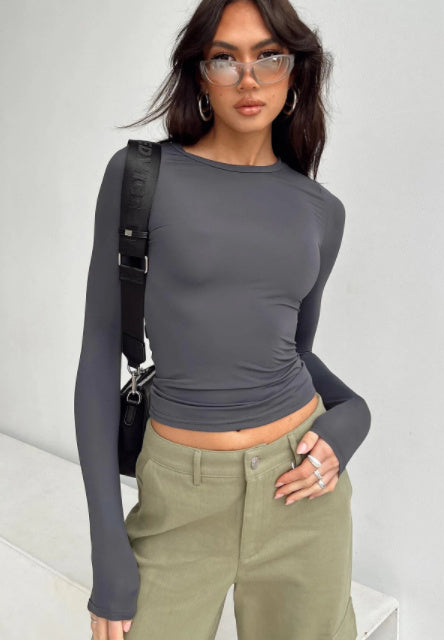 Slim Long-sleeved Tops