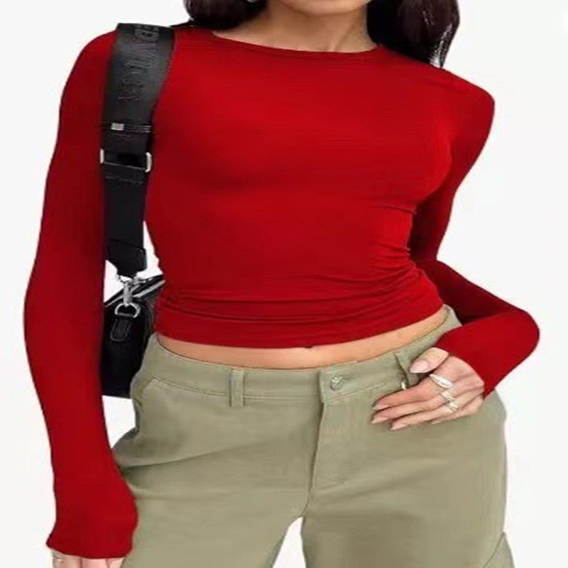 Slim Long-sleeved Tops