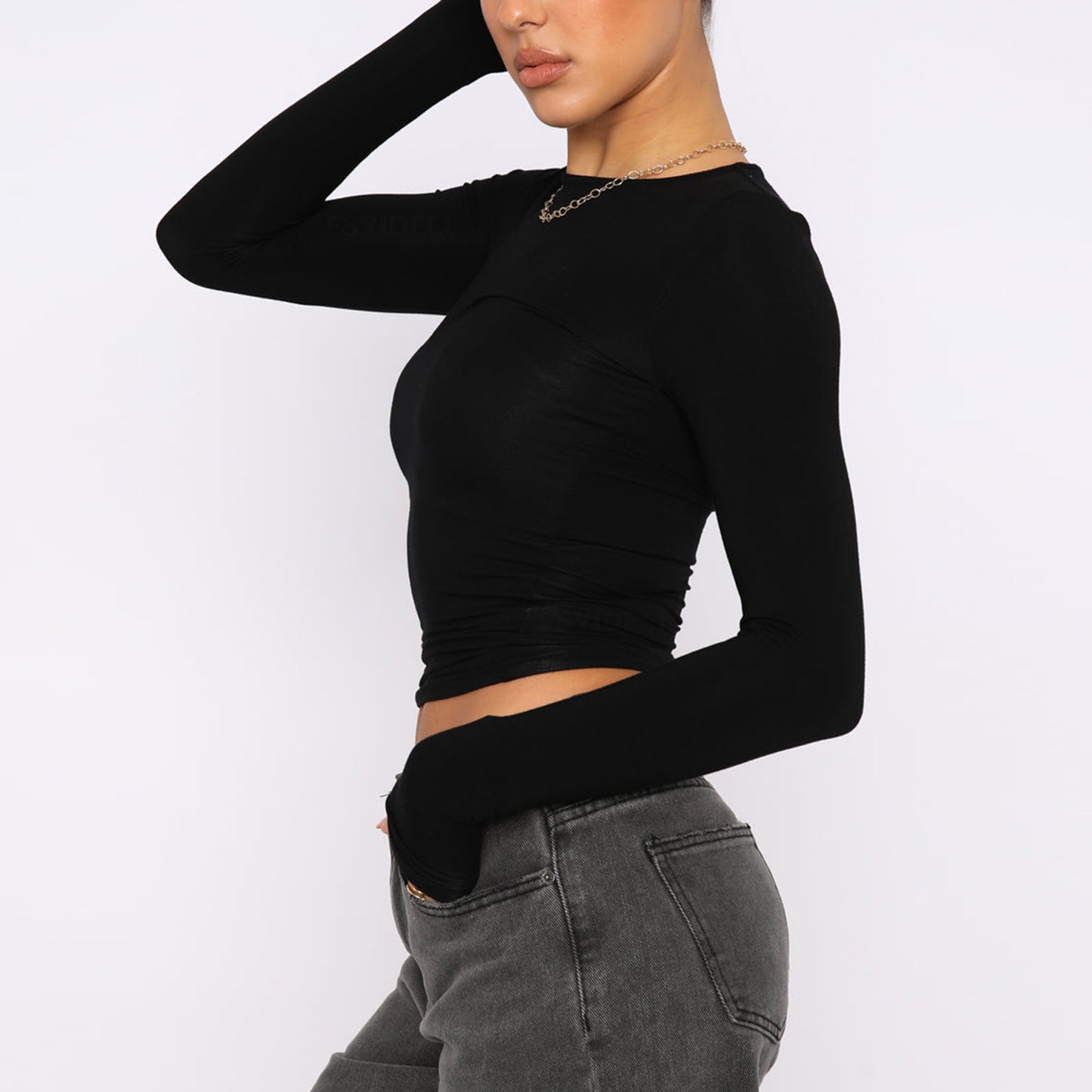 Slim Long-sleeved  Tops
