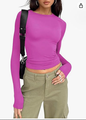 Slim Long-sleeved  Tops