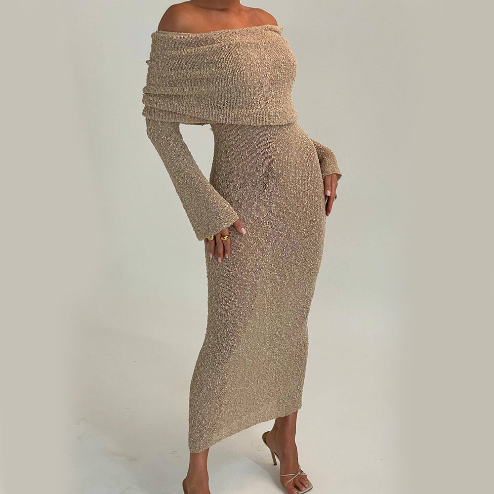 New   Long-sleeved Dress