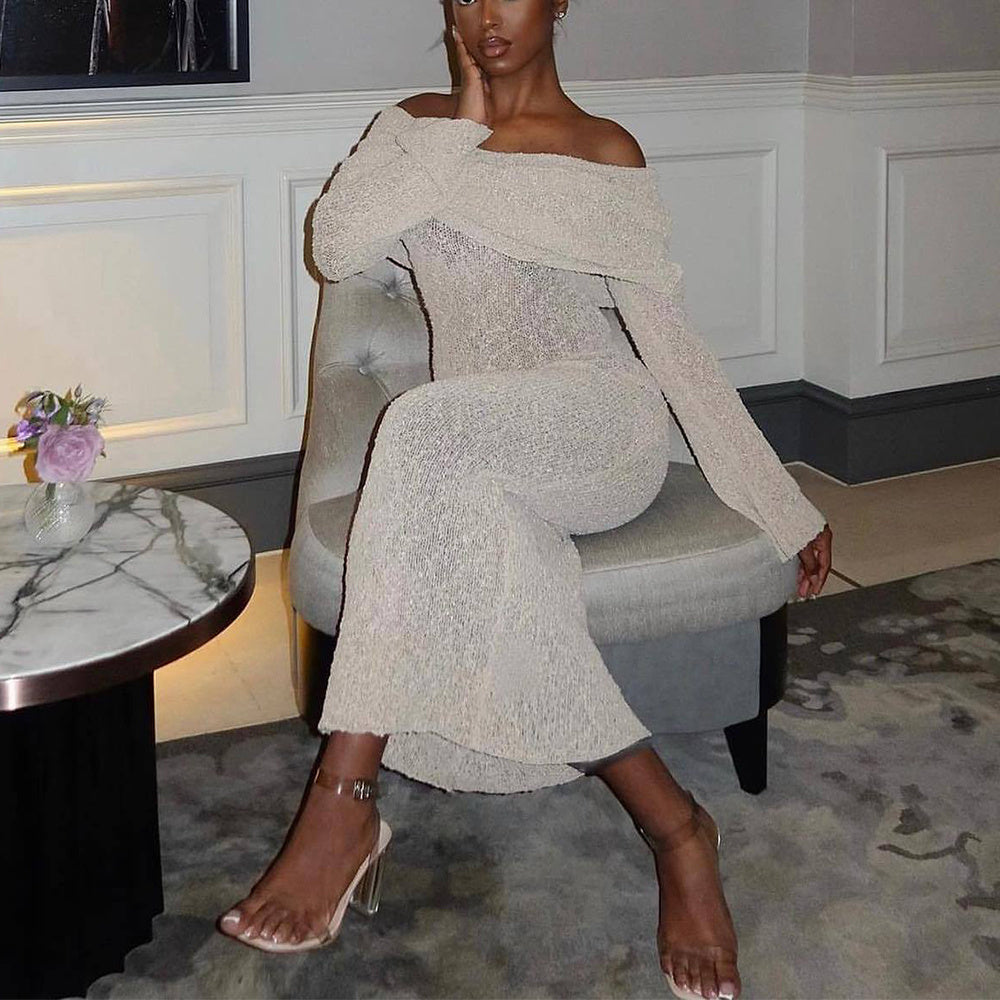 New   Long-sleeved Dress