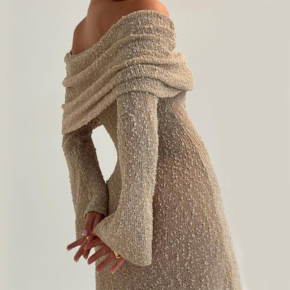 New   Long-sleeved Dress