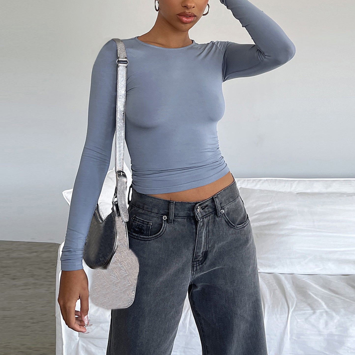 Slim Long-sleeved  Tops