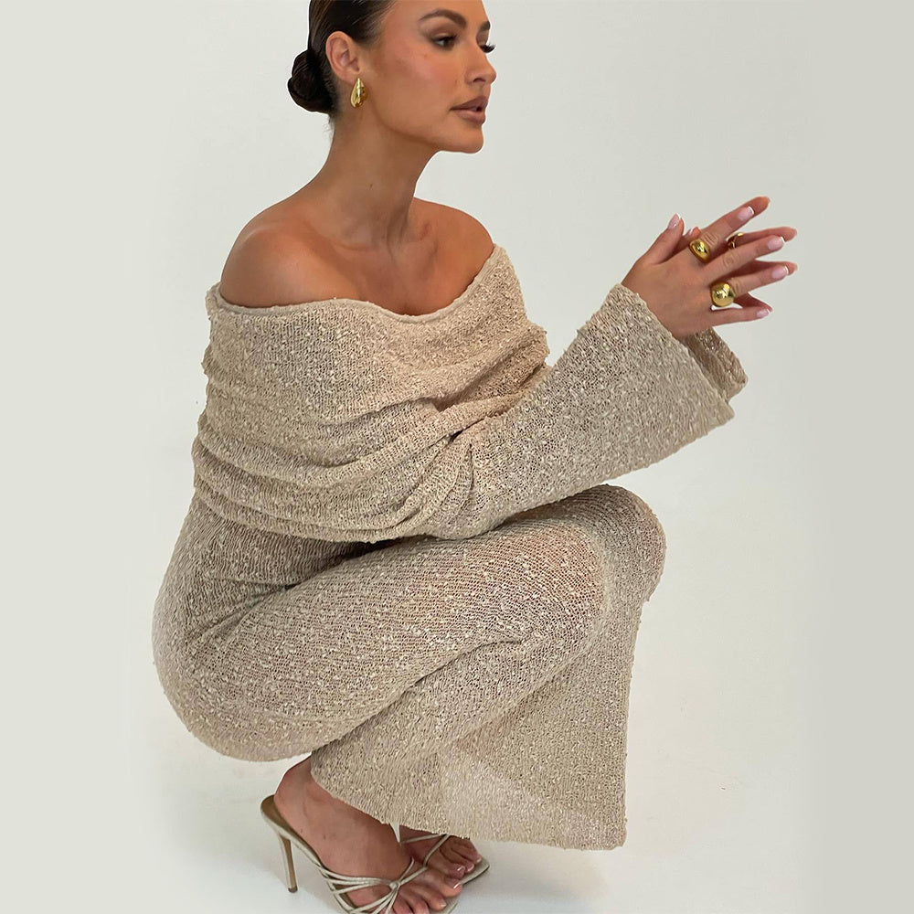 New   Long-sleeved Dress