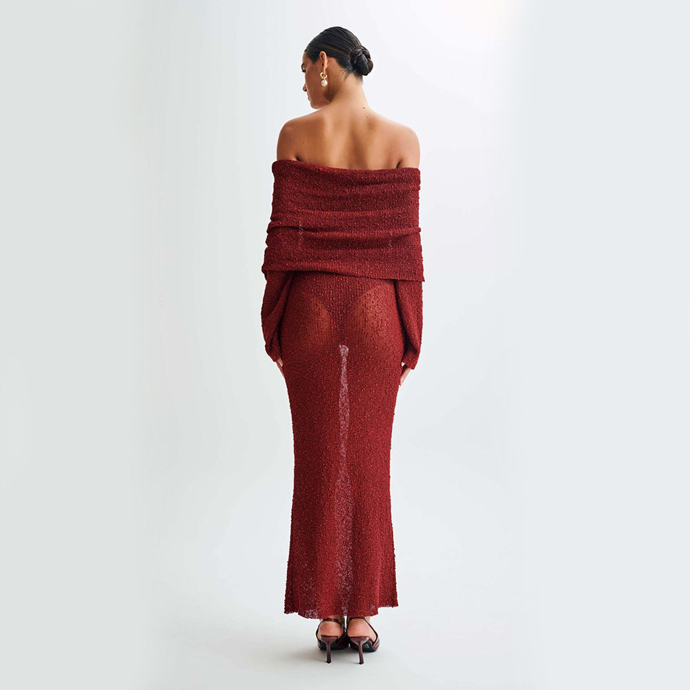 New   Long-sleeved Dress