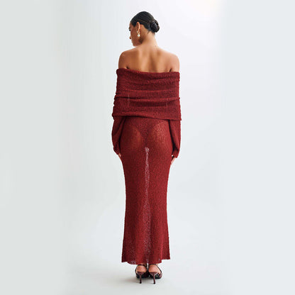 New   Long-sleeved Dress