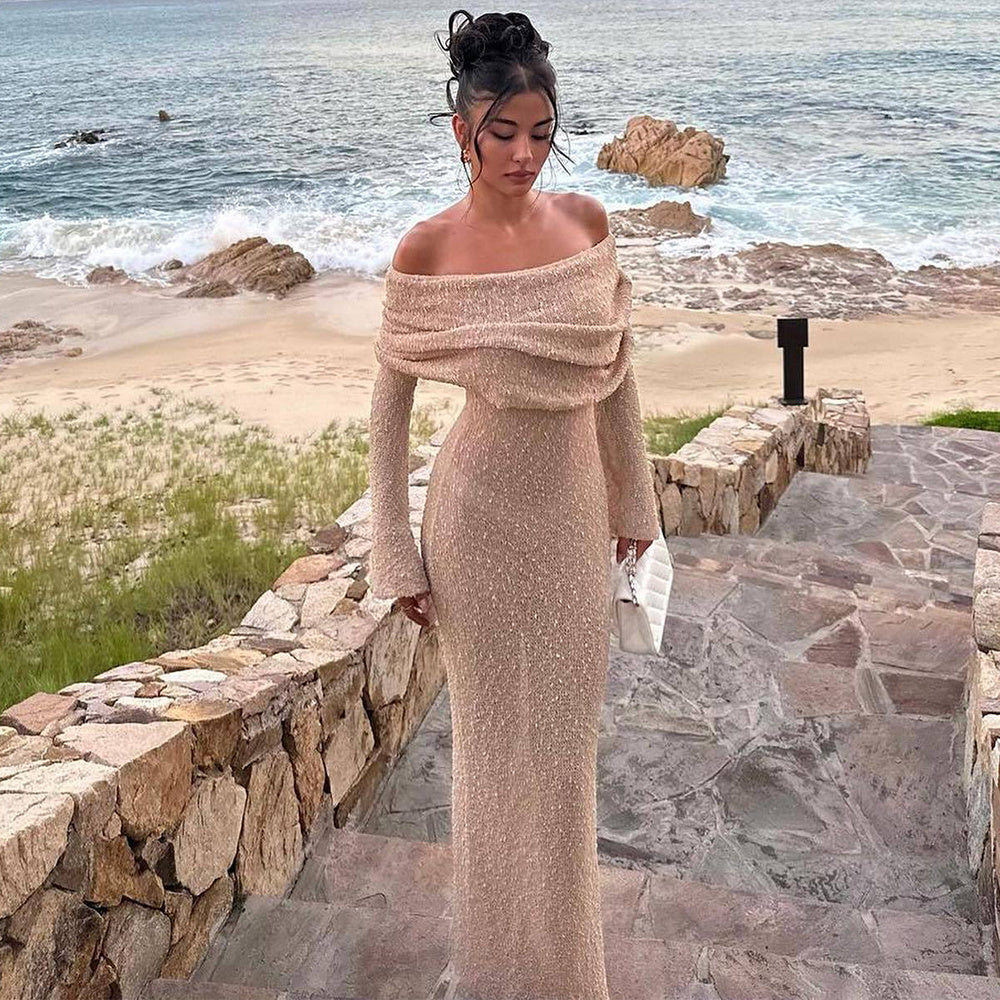 New   Long-sleeved Dress